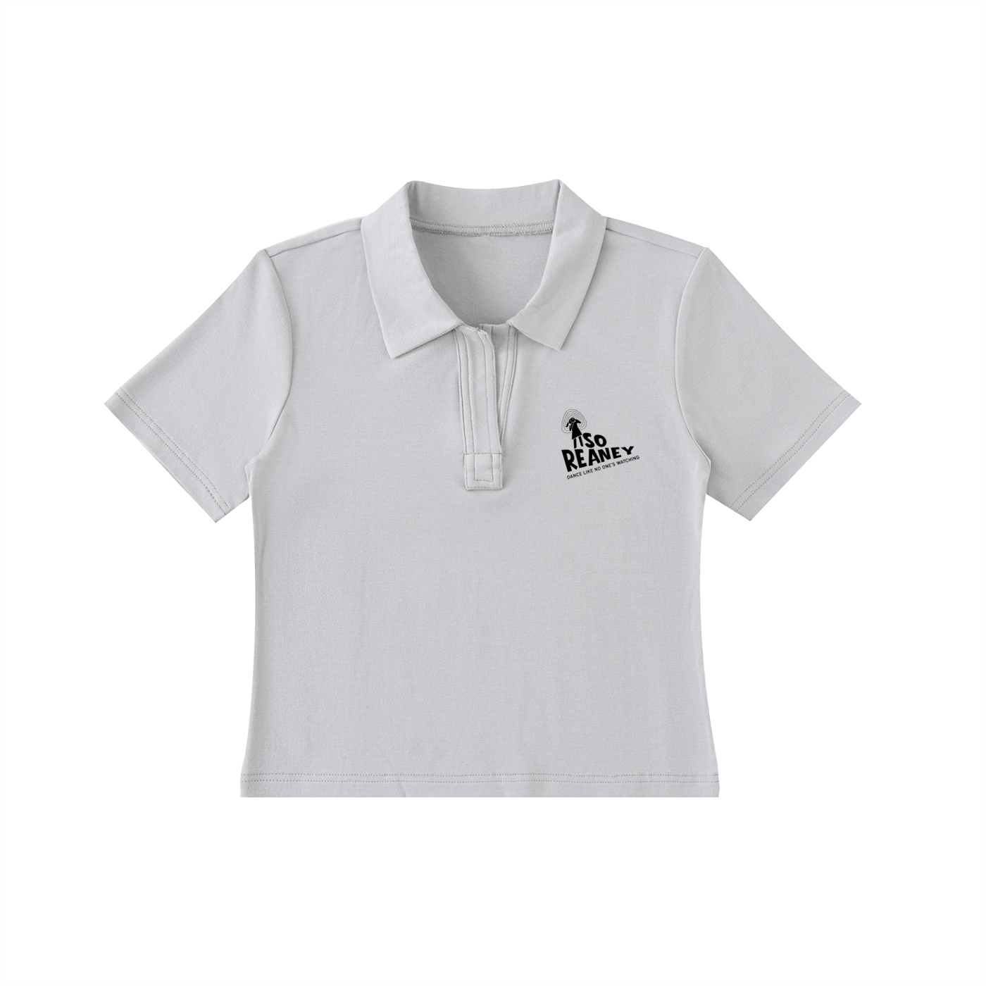 Bodycon Short Sleeve Polo Shirt