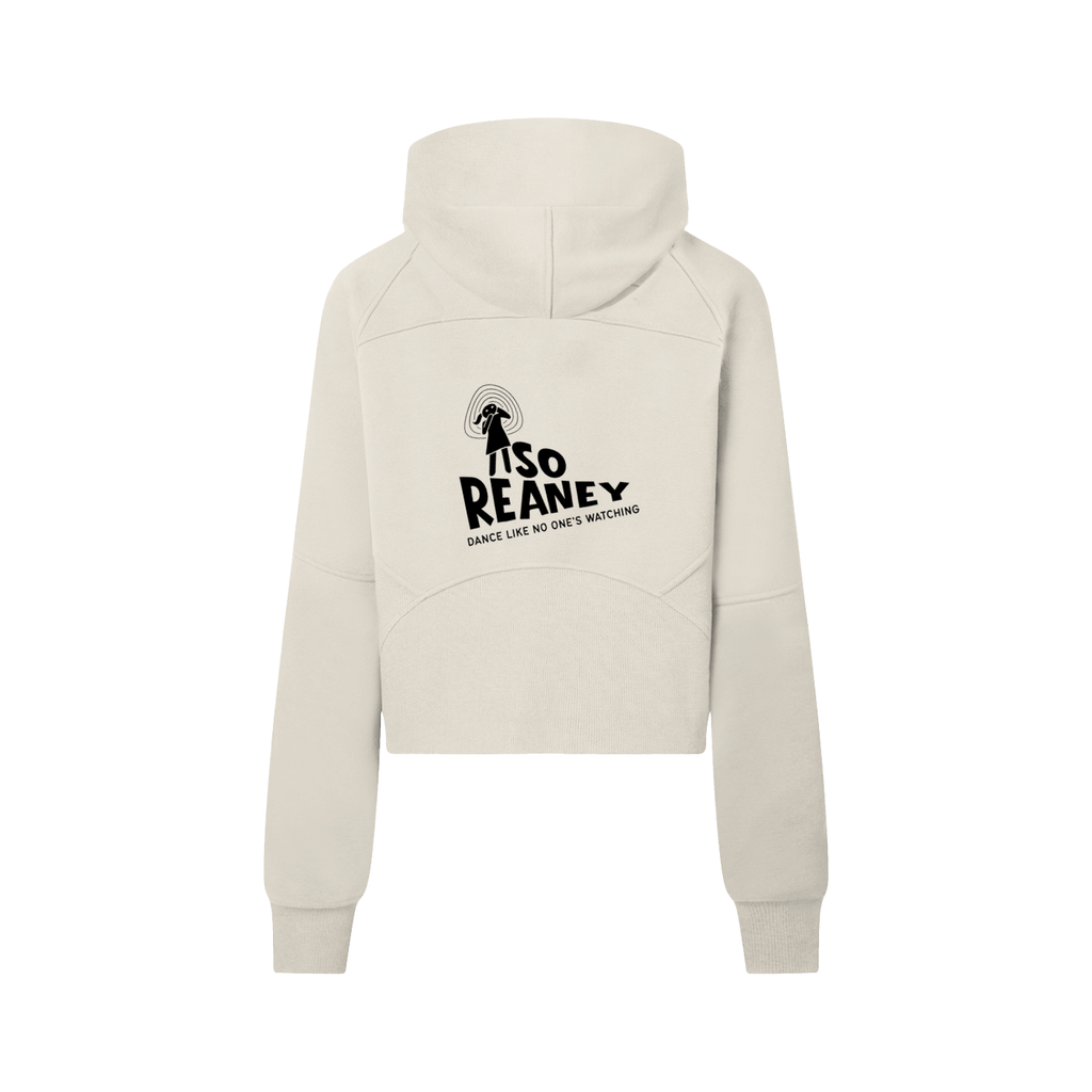 Cropped Half-Zip Hoodie