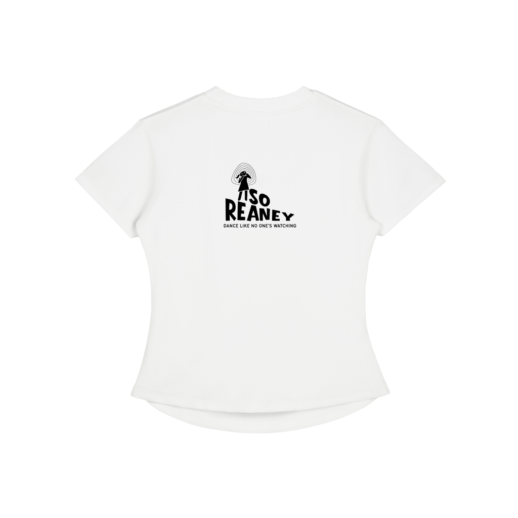 Vintage Washed Bodycon Cotton T-Shirt