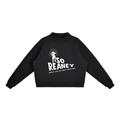 Essential Fleece Mock-Neck Crew Sweatshirt