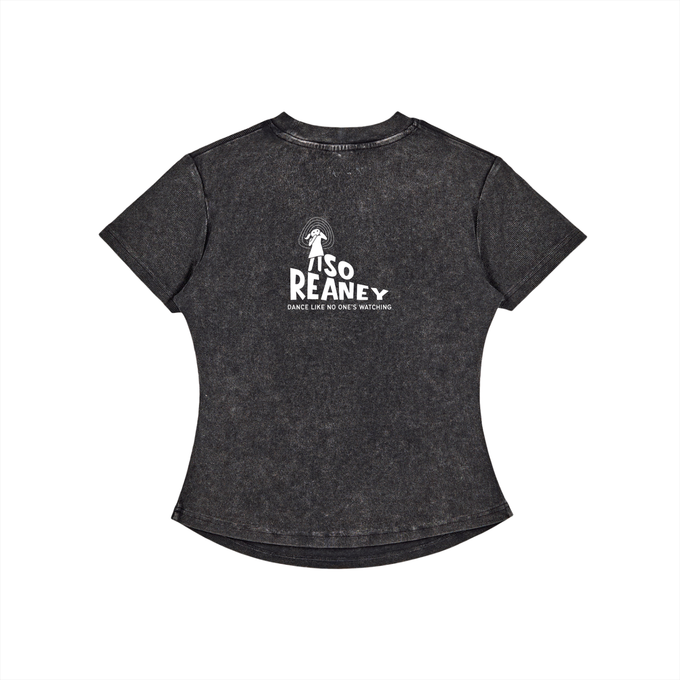 Vintage Washed Bodycon Cotton T-Shirt