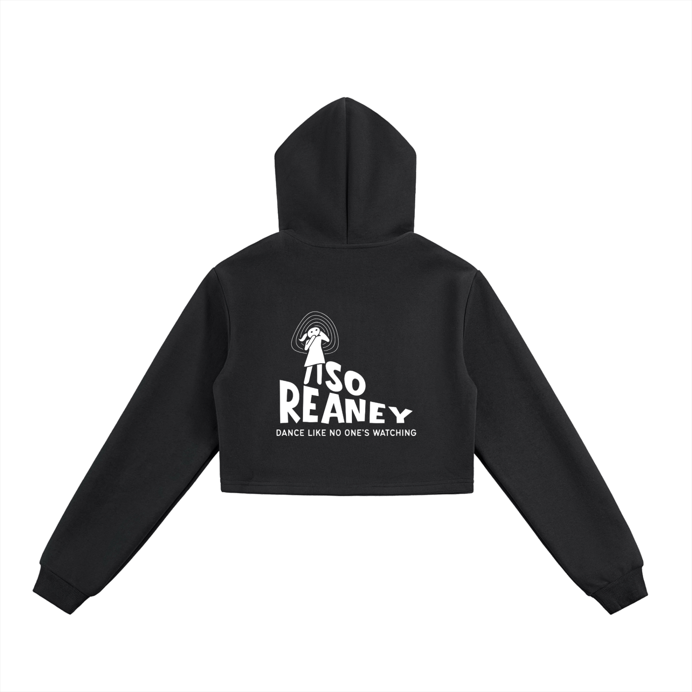 Essential Cropped Zip-Up Hoodie