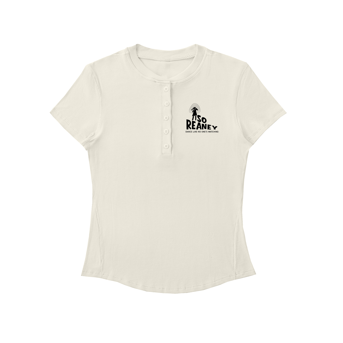 Modal Bodycon Henley Shirt