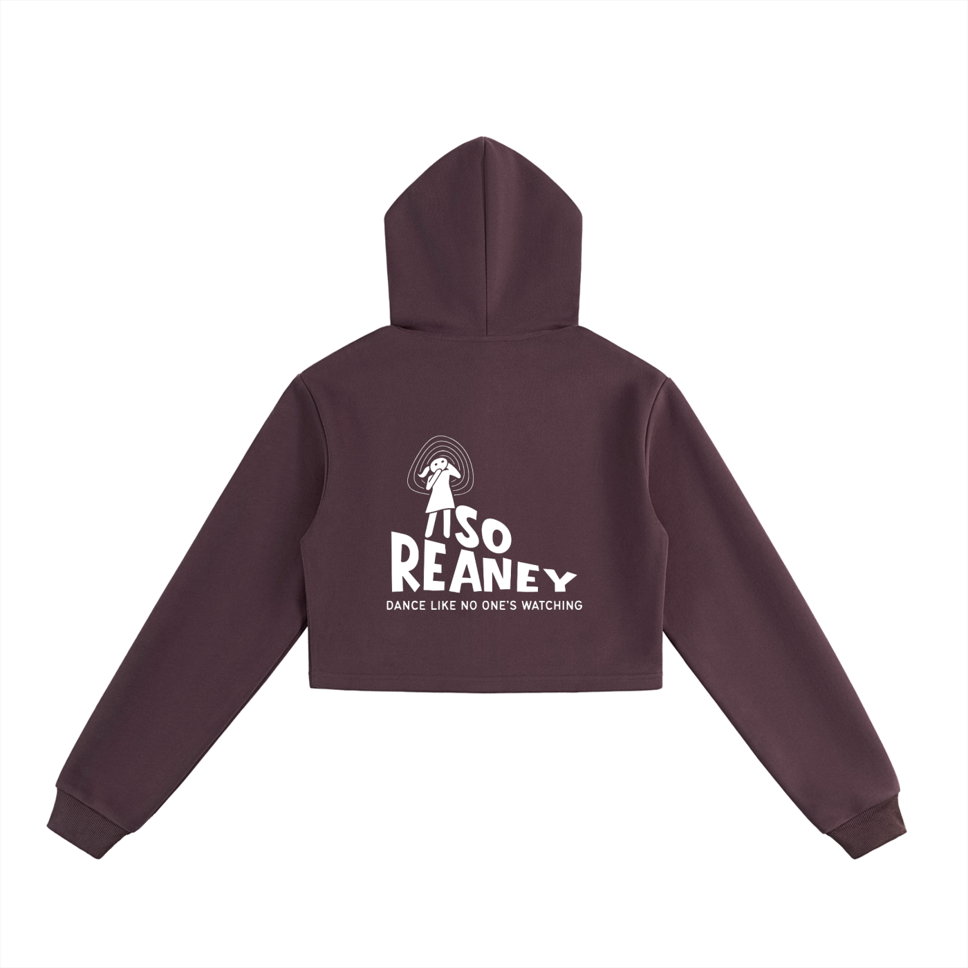 Essential Cropped Zip-Up Hoodie