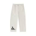 Belted Barrel-leg Chino Pants