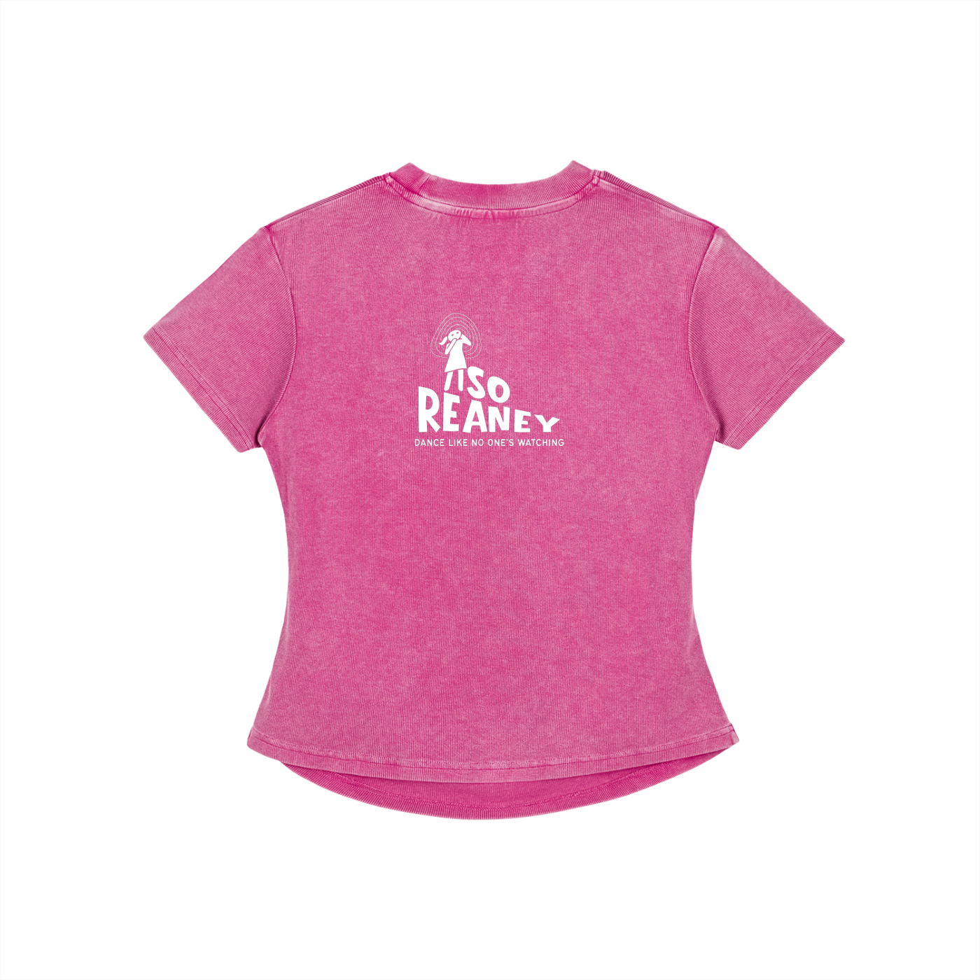 Vintage Washed Bodycon Cotton T-Shirt