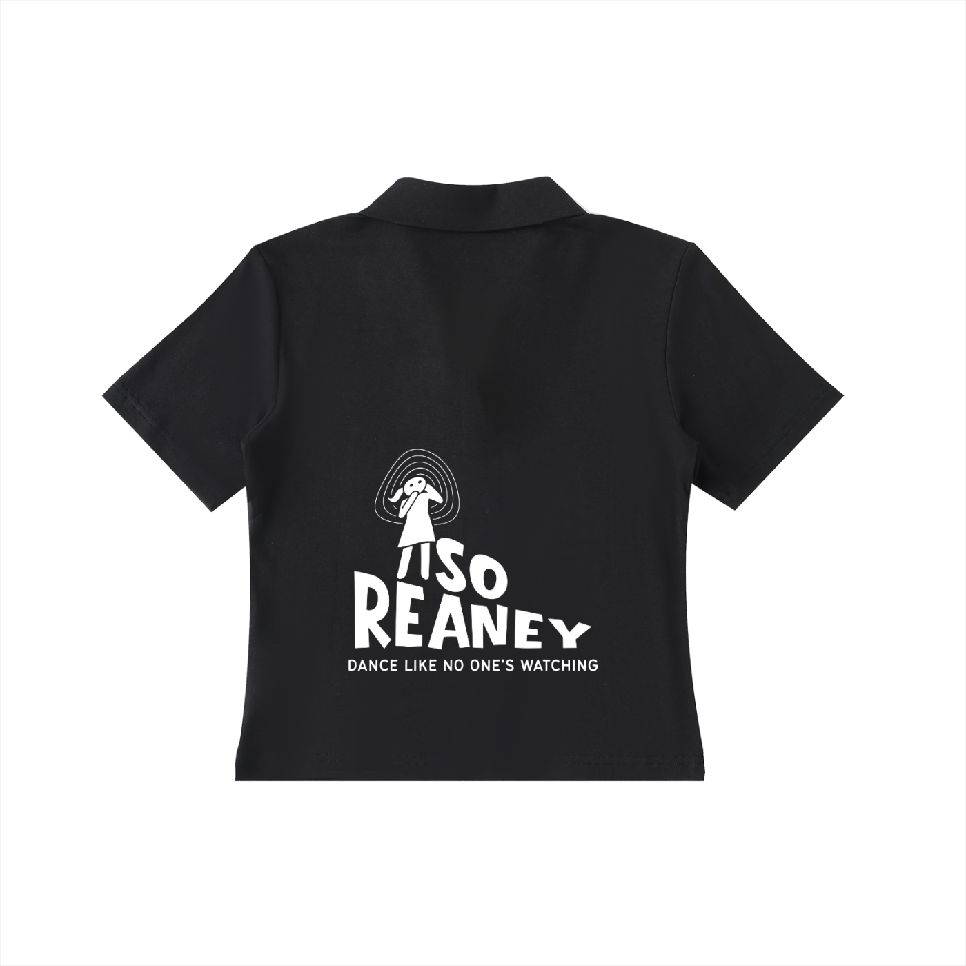 Bodycon Short Sleeve Polo Shirt