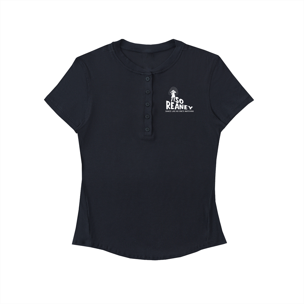 Modal Bodycon Henley Shirt