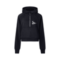 Cropped Half-Zip Hoodie