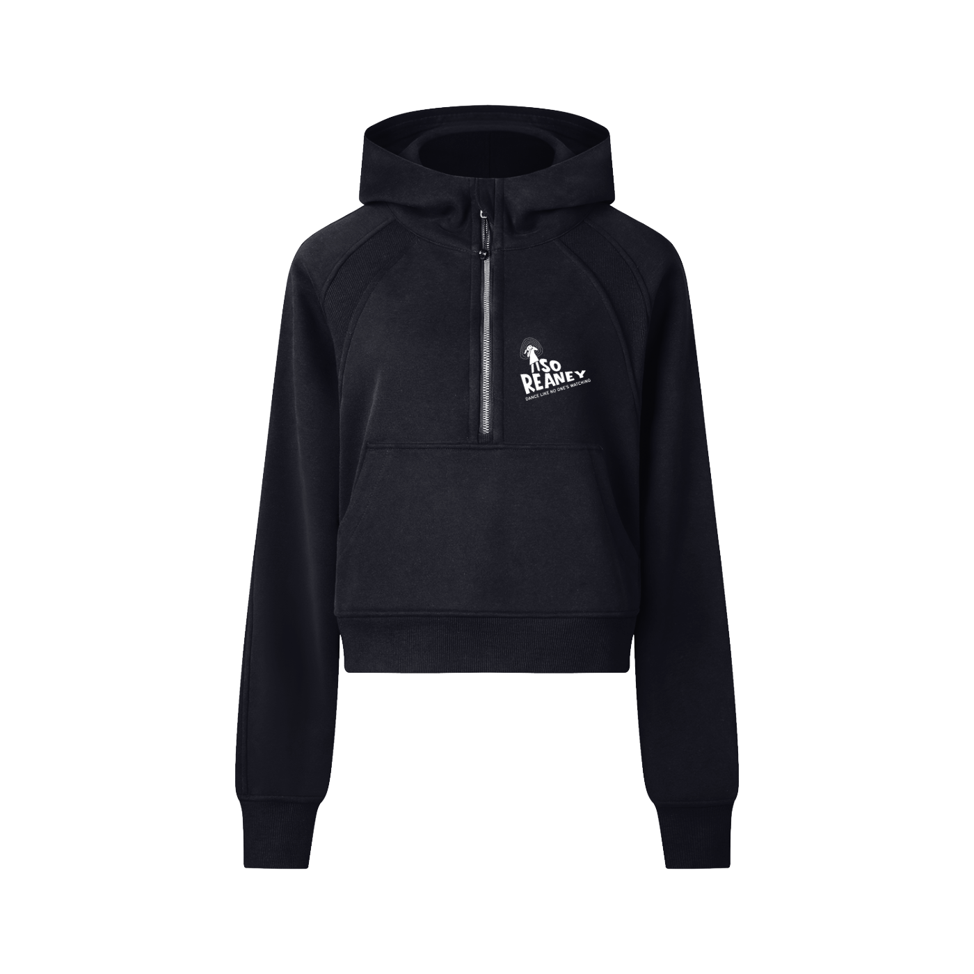 Cropped Half-Zip Hoodie