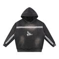 Sun Fade Contrast Tape Fleece Hoodie