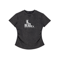 Vintage Washed Bodycon Cotton T-Shirt