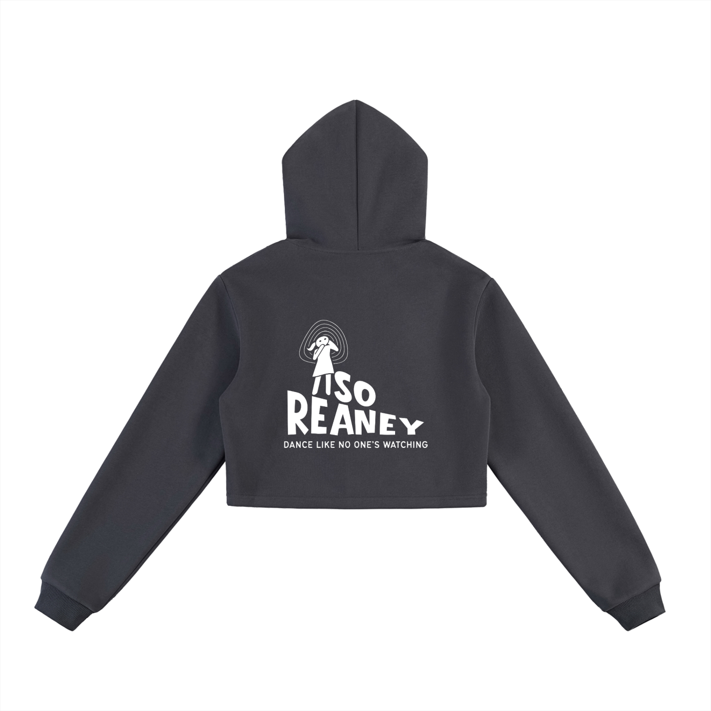 Essential Cropped Zip-Up Hoodie