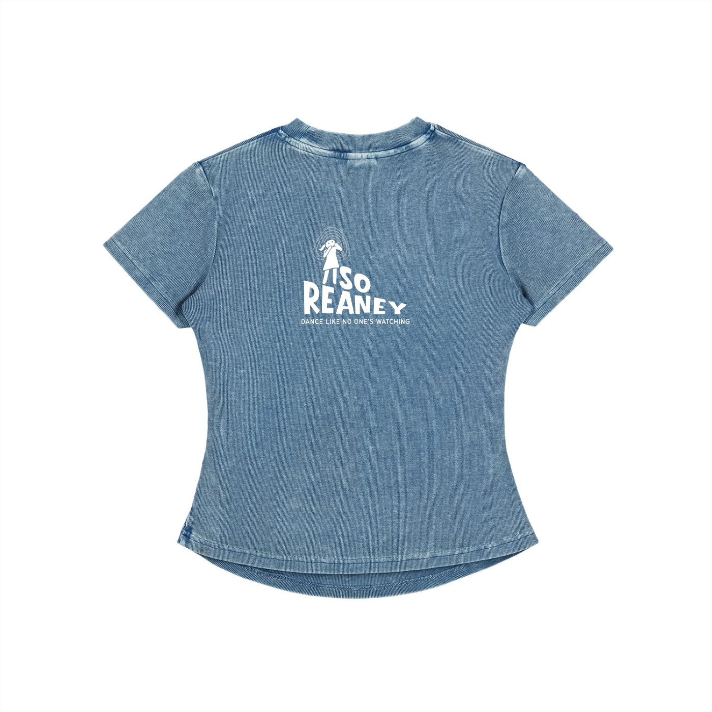 Vintage Washed Bodycon Cotton T-Shirt