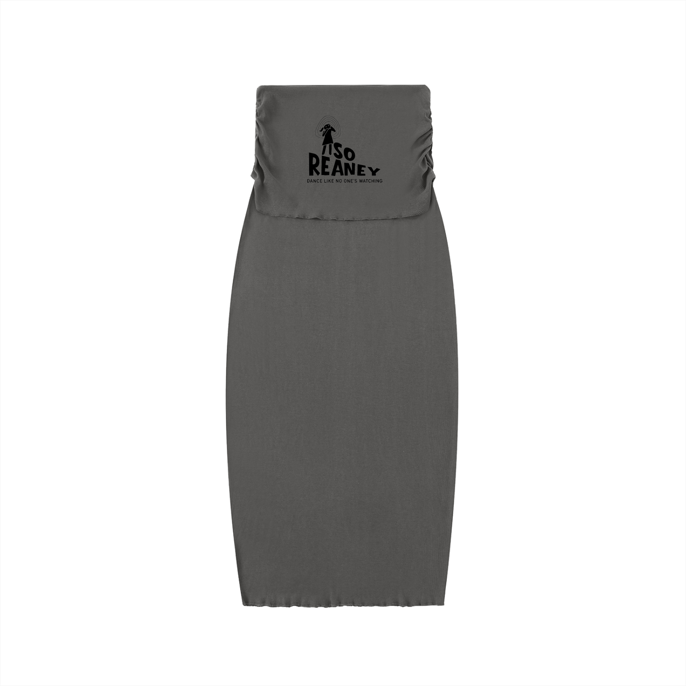 Dyed Washed Straight Hip-Hugging Slim Maxi Skirt