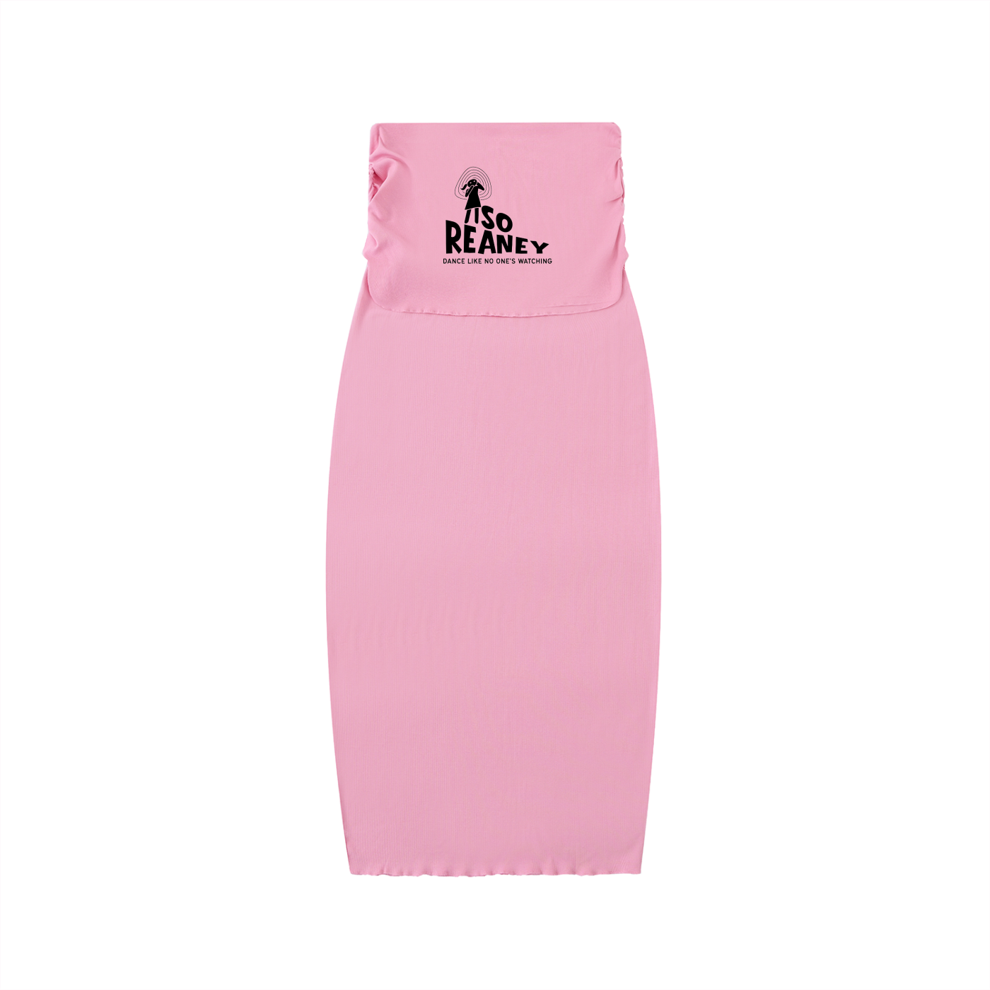 Dyed Washed Straight Hip-Hugging Slim Maxi Skirt