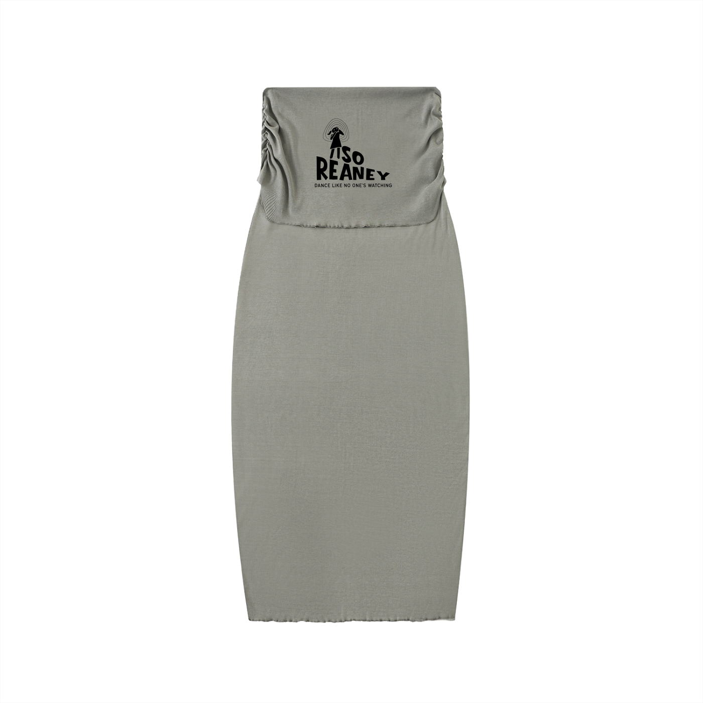 Dyed Washed Straight Hip-Hugging Slim Maxi Skirt