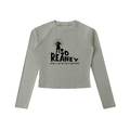 Dyed Washed Raglan Long Sleeve Slim T-Shirt