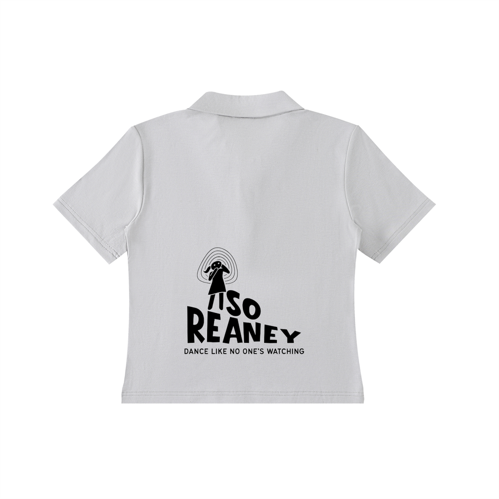 Bodycon Short Sleeve Polo Shirt